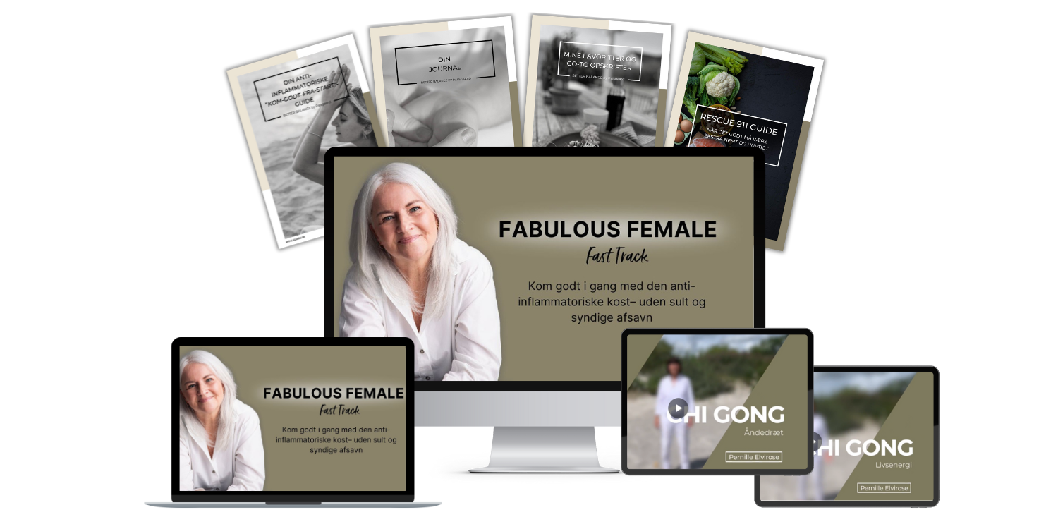 Kom godt i gang med den anti-inflammatoriske kost med FABULOUS FEMALE Fast Track